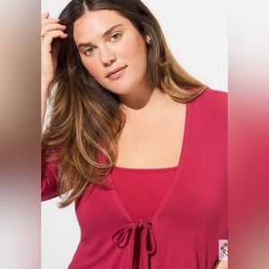 Torrid Super Soft Tie Front Cardigan Worn 1X! Light weight, Excellent Condition